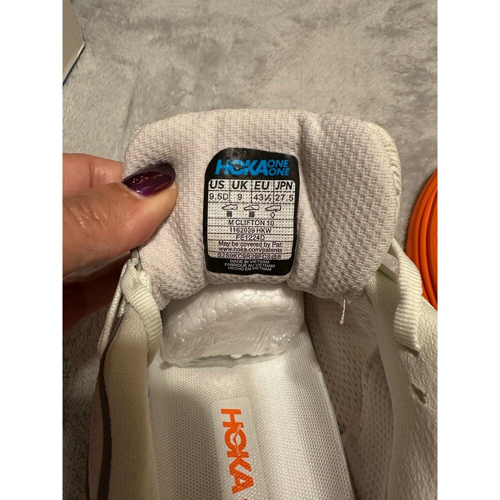 BRAND NEW - MENS HOKA Clifton 10 Size 9.5 - Picture 8 of 8